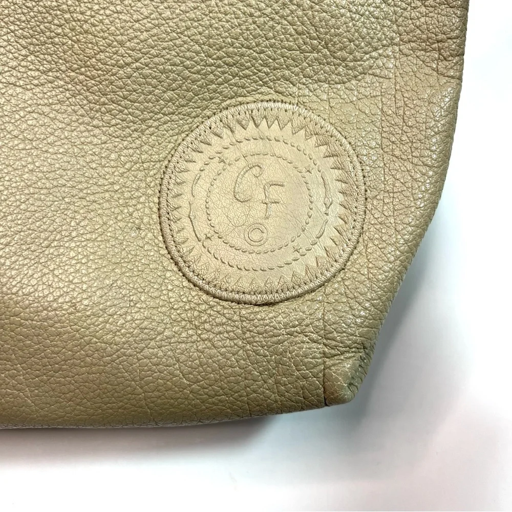 Vintage Carlos Falchi Leather Clutch Bag